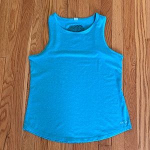 Tank top with cutout in the back